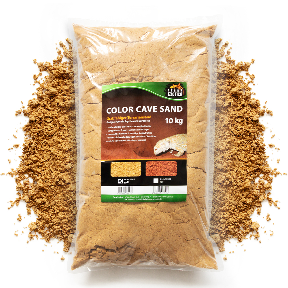 Color Cave Sand - grabfähiger Höhlensand - 10 kg - Gelb