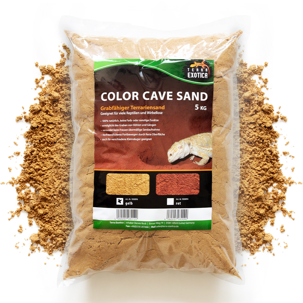 Color Cave Sand - grabfähiger Höhlensand - 5 kg - Gelb