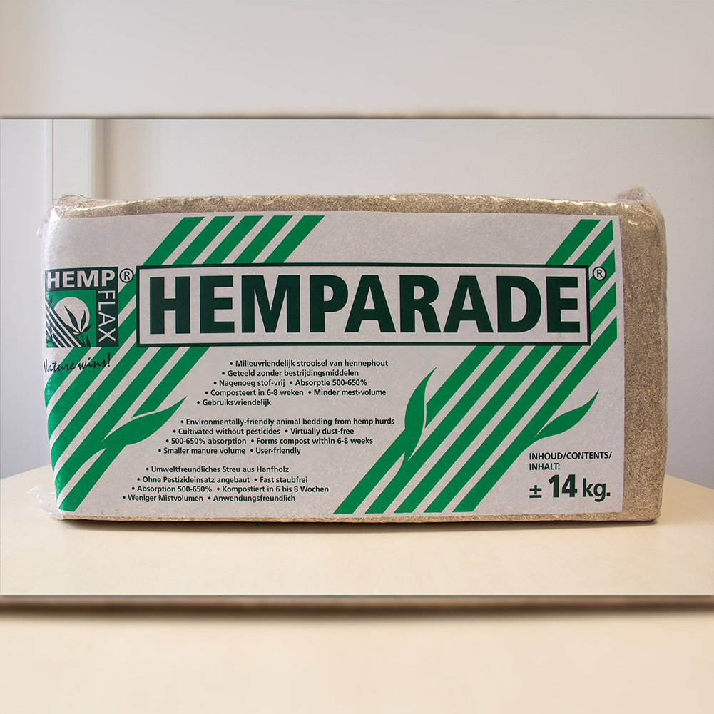 HEMPERADE Hanfeinstreu - 14 kg